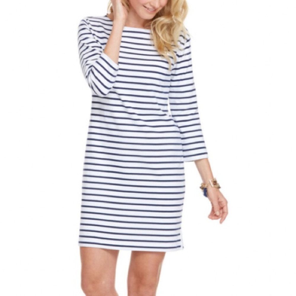 Vineyard Vines Striped Tee Shirt Dress - Picture 9 of 10